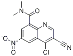 4-氯-3-氰基-N,N-二甲基-6-硝基-8-喹啉羧酰胺结构式_915369-18-5结构式