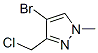 4-Bromo-3-(chloromethyl)-1-methyl-1H-pyrazole Structure,915707-66-3Structure