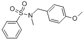 N-(4-甲氧基苄基)-n-甲基苯磺酰胺结构式_915916-89-1结构式