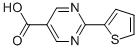 2-噻吩-2-嘧啶-5-羧酸结构式_916766-97-7结构式