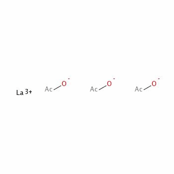乙酸镧结构式_917-70-4结构式