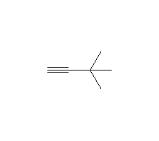 3,3-二甲基-1-丁炔结构式_917-92-0结构式