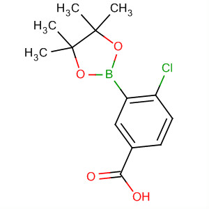 4-氯-3-(4,4,5,5-四甲基-1,3,2-二噁硼烷-2-基)苯甲酸结构式_918331-73-4结构式