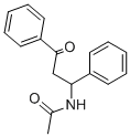 3-乙酰基氨基-1,3-二苯基-1-丙酮结构式_91875-48-8结构式