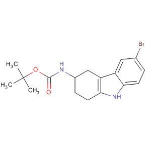 6-溴-2,3,4,9-四氢-1H-咔唑-3-基-氨基甲酸叔丁酯结构式_918792-94-6结构式