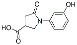 1-(3-羟基苯基)-5-氧代-3-吡咯烷羧酸结构式_91891-24-6结构式