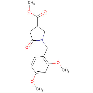 1-(2,4-二甲氧基苄基)-5-氧代吡咯烷-3-羧酸甲酯结构式_919111-33-4结构式