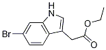 6-溴-1H-吲哚-3-乙酸乙酯结构式_919295-79-7结构式