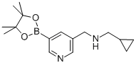 N-(环丙基甲基)-5-(4,4,5,5-四甲基-1,3,2-二噁硼烷-2-基)-3-吡啶甲胺结构式_919347-13-0结构式