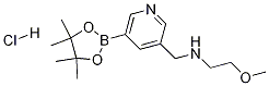 N-(2-甲氧基乙基)-5-(4,4,5,5-四甲基-1,3,2-二噁硼烷-2-基)-3-吡啶甲胺结构式_919347-14-1结构式