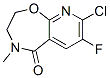 8-氯-7-氟-3,4-二氢-4-甲基吡啶并[3,2-f]-1,4-噁杂平-5(2H)-酮结构式_919788-60-6结构式