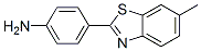 2-(4-氨基苯基)-6-甲基苯并噻唑结构式_92-36-4结构式