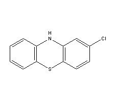 2-氯吩噻嗪结构式_92-39-7结构式
