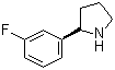 (R)-2-(3-氟苯基)吡咯烷结构式_920274-03-9结构式