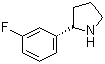 (S)-2-(3-氟苯基)吡咯烷结构式_920274-04-0结构式
