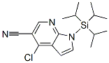 1H-Pyrrolo[2,3-b]pyridine-5-carbonitrile, 4-chloro-1-[tris(1-methylethyl)silyl]- Structure,920966-01-4Structure