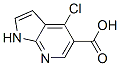 4-氯-1H-吡咯并[2,3-b]吡啶-5-羧酸结构式_920966-03-6结构式