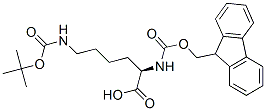 N-alpha-芴甲氧羰基-N-epsilon-叔丁氧羰基-D-赖氨酸结构式_92122-45-7结构式