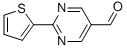 2-噻吩-2-嘧啶-5-甲醛结构式_921939-12-0结构式