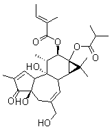 12-O-tiglylphorbol-13 -isobutyrate Structure,92214-54-5Structure