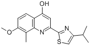 2-(4-异丙基噻唑-2-基)-7-甲氧基-8-甲基喹啉-4-醇结构式_923289-21-8结构式