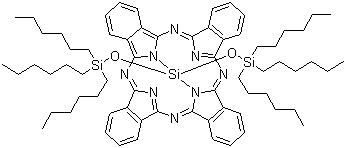 Silicon(iv) phthalocyanine bis(trihexylsilyloxide) Structure,92396-89-9Structure