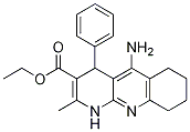 5-氨基-1,4,6,7,8,9-六氢-2-甲基-4-苯基-苯并[b][1,8]萘啶-3-羧酸乙酯结构式_924272-26-4结构式