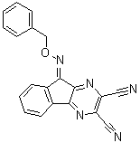 9-[(苯甲氧基)肟]-9H-茚并[1,2-b]吡嗪-2,3-二甲腈结构式_924296-18-4结构式