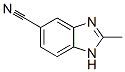 2-甲基苯并咪唑-5-甲腈结构式_92443-13-5结构式