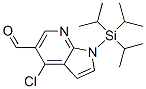1H-Pyrrolo[2,3-b]pyridine-5-carboxaldehyde, 4-chloro-1-[tris(1-methylethyl)silyl]- Structure,924655-39-0Structure