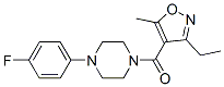 (3-乙基-5-甲基-4-异噁唑l)[4-(4-氟苯基)-1-吡嗪]-甲酮结构式_925147-88-2结构式