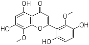粘毛黄芩素 III结构式_92519-91-0结构式