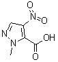 1-甲基-4-硝基-1H-吡唑-5-羧酸结构式_92534-69-5结构式