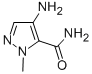 4-氨基-1-甲基-1H-吡唑-5-羧酰胺结构式_92534-73-1结构式