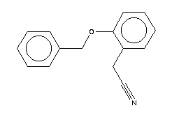 2-苄氧基乙腈结构式_92552-22-2结构式