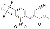 (E)-2-(氰基甲基)-3-(2-硝基-4-(全氟乙基)苯基)丙烯酸乙酯结构式_926927-44-8结构式