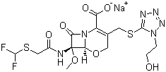 氟氧头孢钠结构式_92823-03-5结构式
