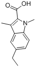 5-乙基-1,3-二甲基-1H-吲哚-2-羧酸结构式_928707-70-4结构式