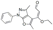 3-(3,5-二甲基-1-苯基-1H-呋喃并[2,3-c]吡唑-4-基)-3-乙氧基-2-丙烯醛结构式_928850-55-9结构式