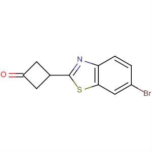 3-(6-溴苯并噻唑-2-基)环丁烷酮结构式_929607-47-6结构式