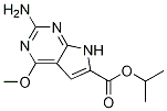异丙基 2-氨基-4-甲氧基-7h-吡咯并[2,3-d]嘧啶-6-羧酸结构式_929973-11-5结构式
