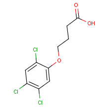 4-(2,4,5-三氯苯氧基)丁酸结构式_93-80-1结构式