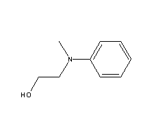 N-甲基-N-羟乙基苯胺结构式_93-90-3结构式