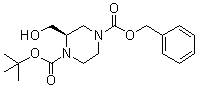 (R)-4-boc-1-cbz-2-羟基甲基哌嗪结构式_930782-89-1结构式