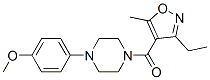 (3-乙基-5-甲基-4-异噁唑)[4-(4-甲氧基苯基)-1-哌嗪]-甲酮结构式_932876-24-9结构式