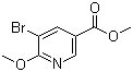 5-溴-6-甲氧基烟酸甲酯结构式_93349-99-6结构式