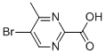 5-溴-4-甲基-2-嘧啶羧酸结构式_933745-86-9结构式