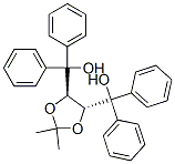 (4S,5S)-(2,2-二甲基-1,3-二氧戊环-4,5-二基)双(二苯基甲醇)结构式_93379-49-8结构式