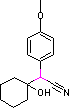 1-羟基环己基-4-甲氧基苯乙腈结构式_93413-76-4结构式