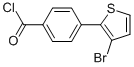 4-(3-溴噻吩-2-基)苯甲酰氯结构式_934570-50-0结构式
